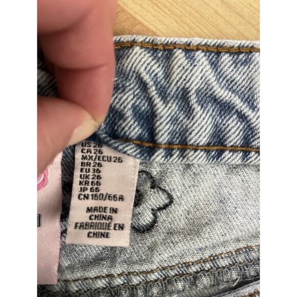 Barbie x Forever 21 Women's Distressed Denim Cut-Off Shorts Tag US Size 26 - Picture 7 of 7